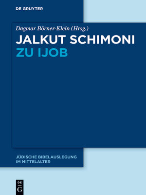 cover image of Jalkut Schimoni zu Ijob